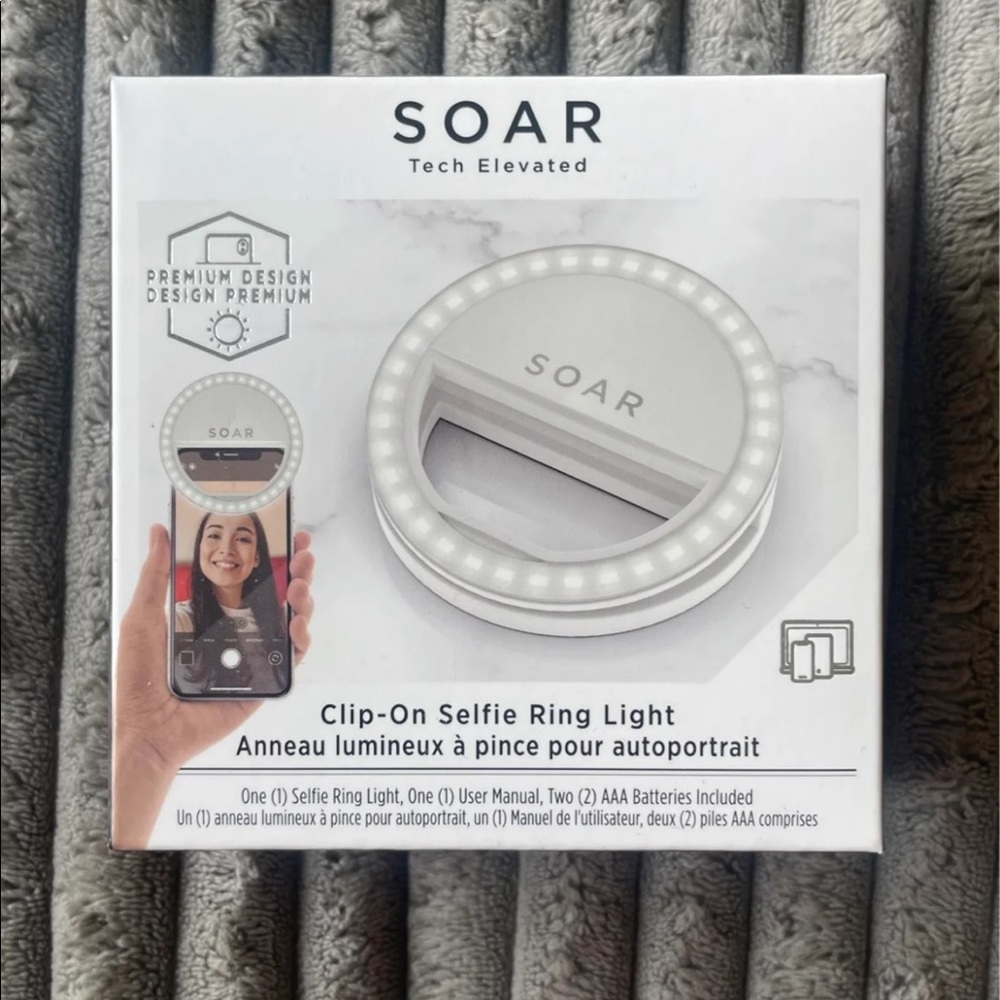 Soar Tech Elevated Clip-On Selfie Ring Light